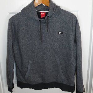 Nike French Terry Shoebox Pullover Hoodie AW77 Mens LG Gray Anthracite